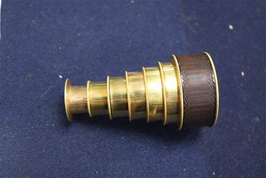 A cased telescope